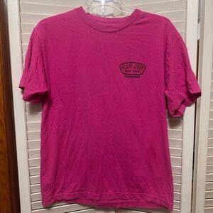 Ron Jon Pink Short Sleeve Tee Vibrant Cotton Crew